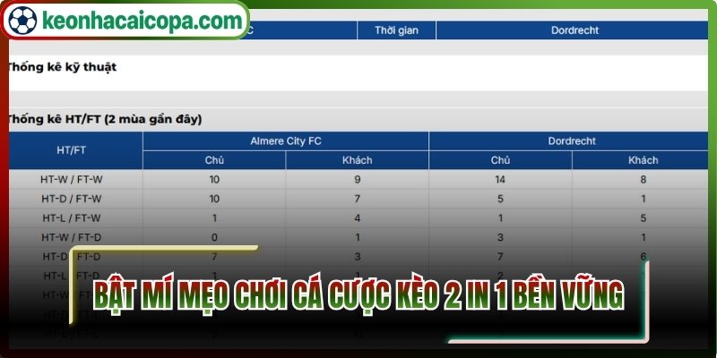 Bật mí mẹo chơi kèo 2 in 1 bền vững